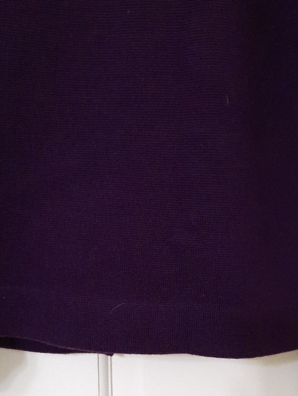 Talbots Petites Double-Breasted Peacoat in Deep Plum - Picture 12 of 12